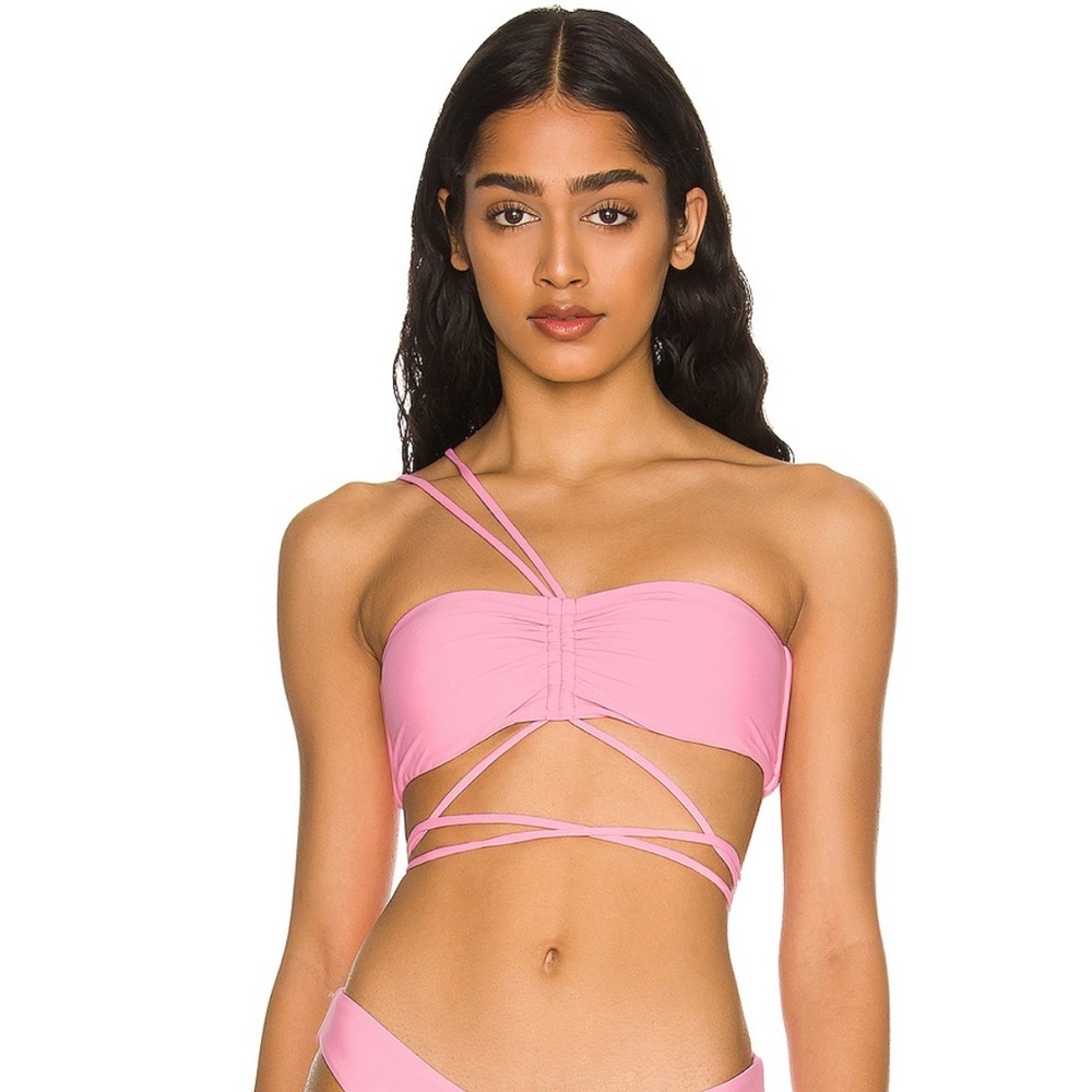 PQ SWIM Sky Strappy Top in Aura